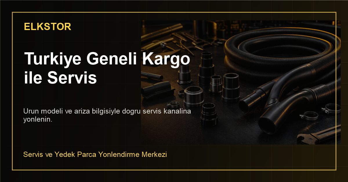 Türkiye geneli kargo ile servis yönlendirme görseli