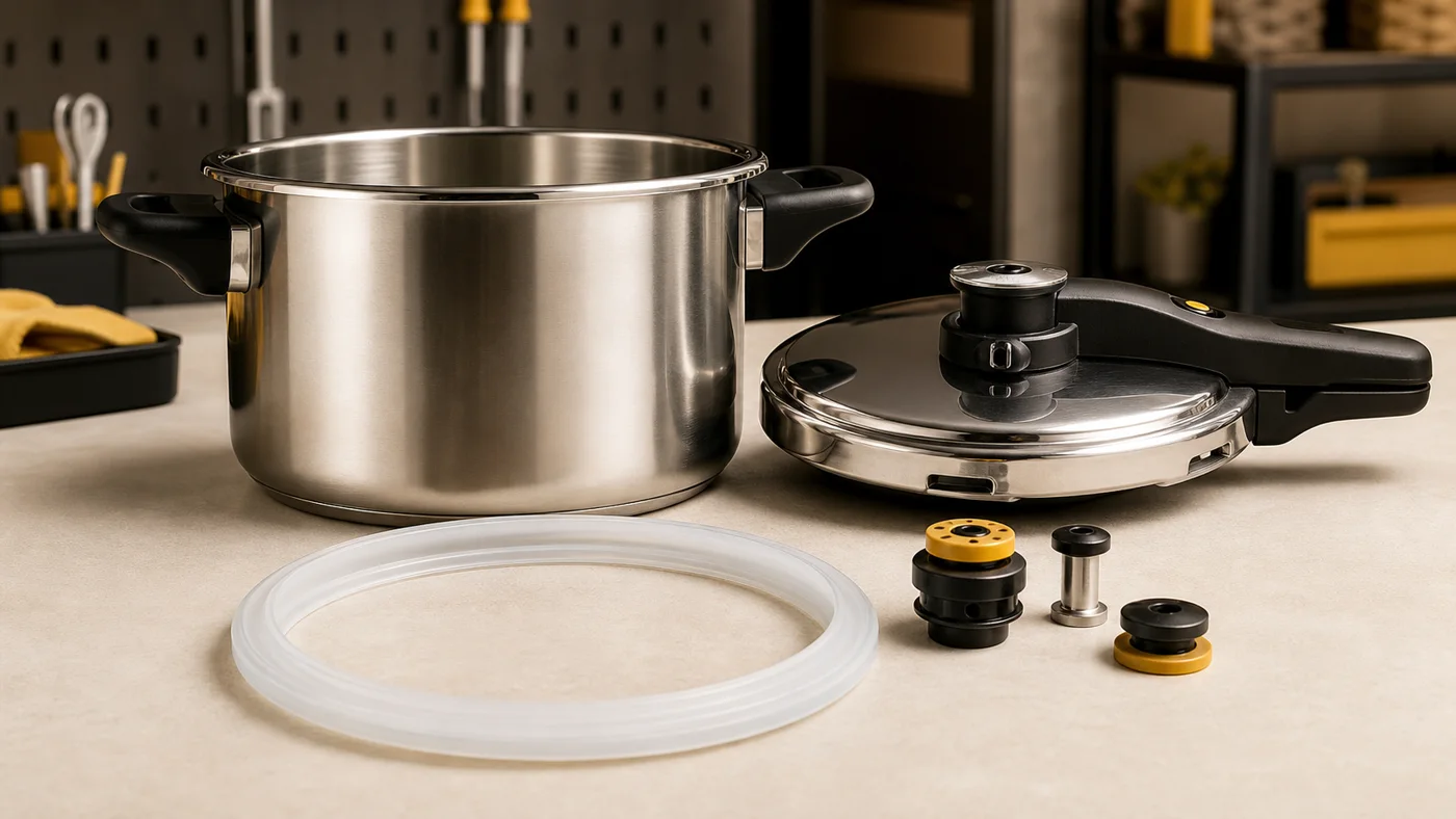 Tefal Clipso 7 ve 8 litre duduklu tencere kapak lastigi gorseli